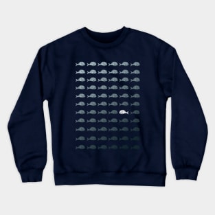 School of Roman fishes Crewneck Sweatshirt